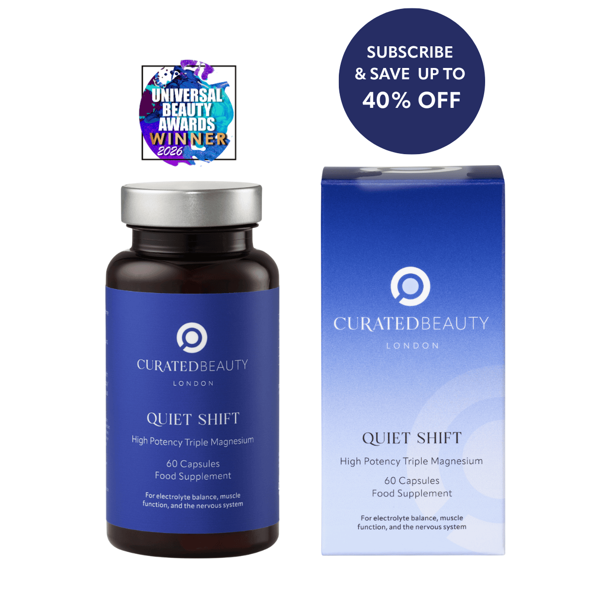 QUIET SHIFT 2 months supply