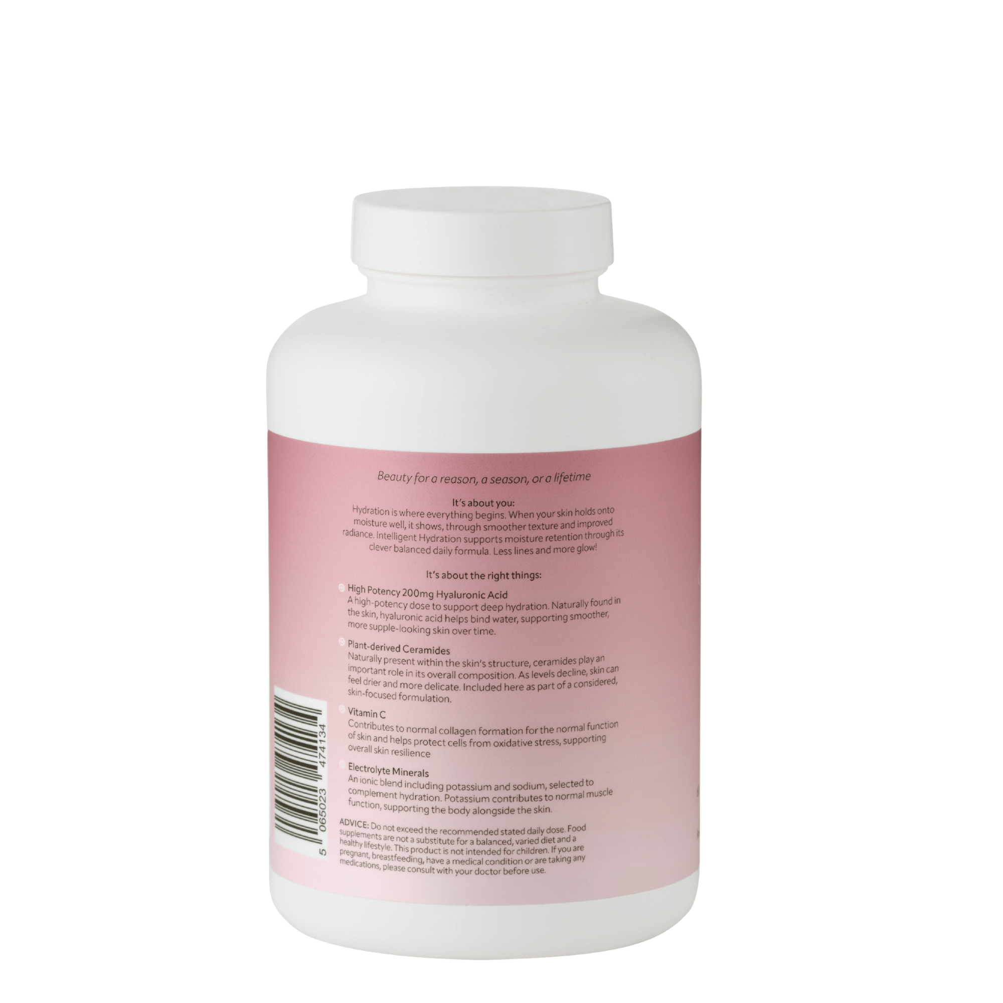 Curated Beauty London Intelligent Hydration with hyaluronic acid, ceramides, vitamin C and minerals