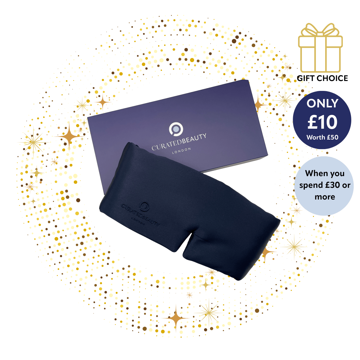 Dark Skies 100% Mulberry Silk Sleep Mask