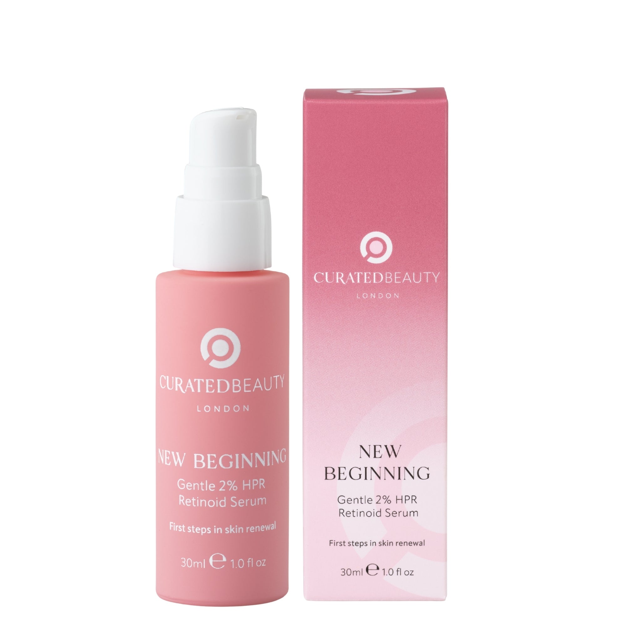 New Beginning retinoid serum with hyaluronic acid and bakuchiol for skin renewal