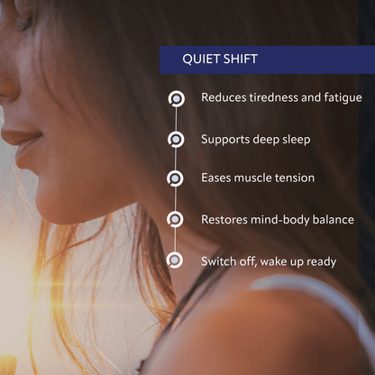 Quiet Shift triple magnesium supplement for relaxation and sleep