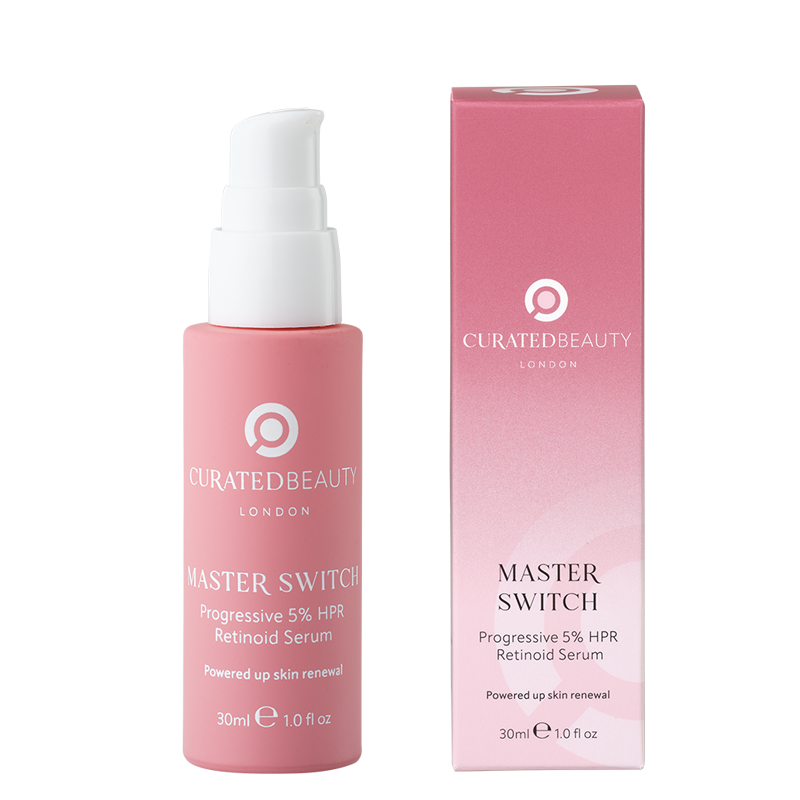 Master Switch bottle with packaging