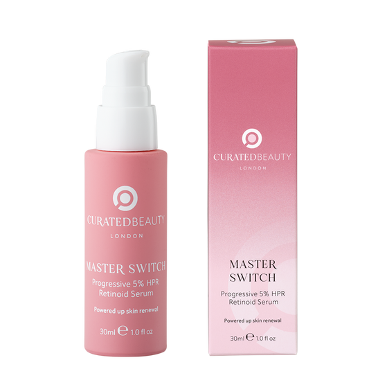 Master Switch bottle with packaging